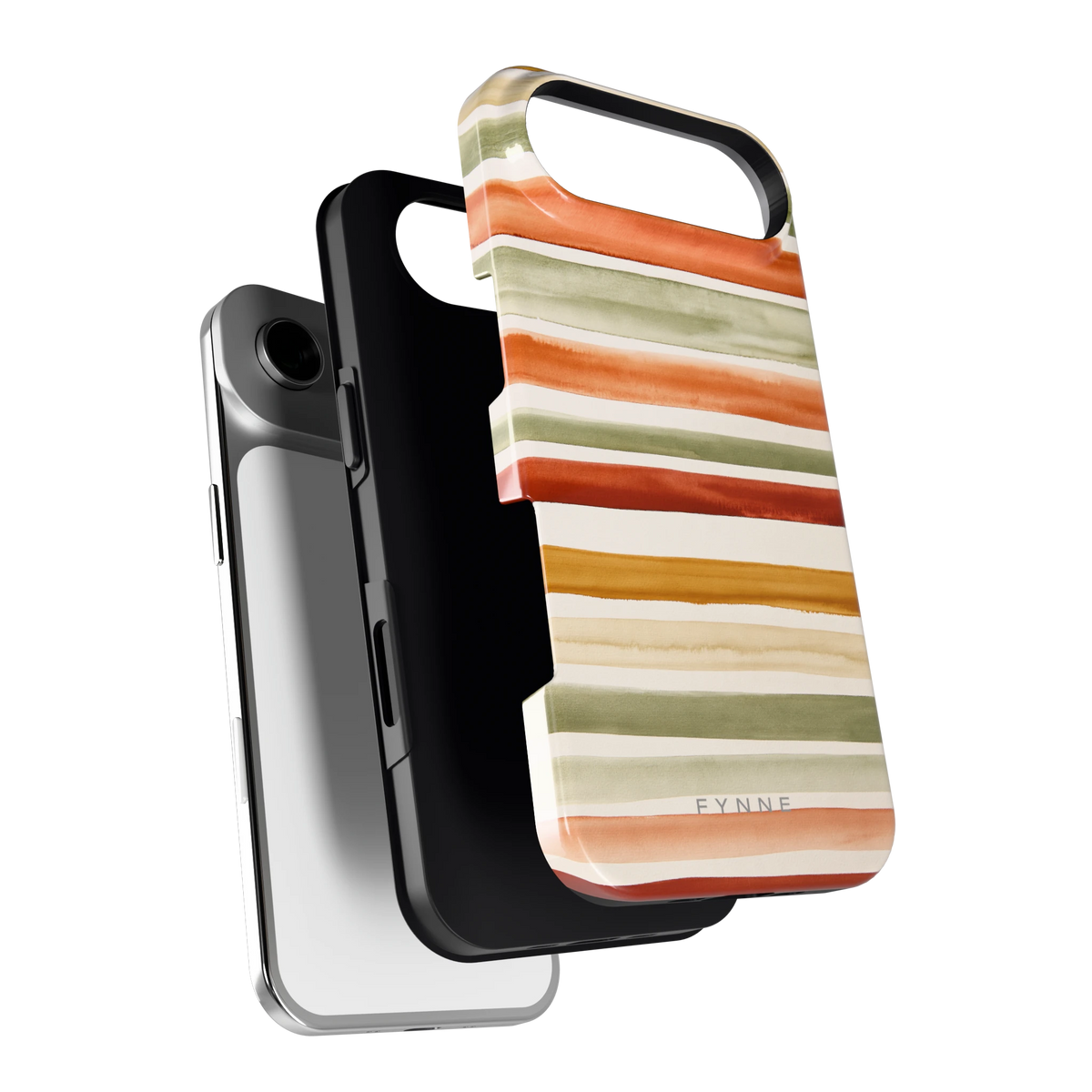 Aquarelstrepen hoesje voor iPhone Air, los van de telefoon