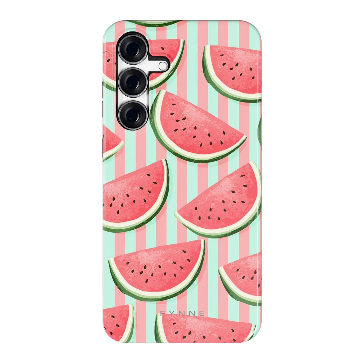 Watermeloenstrepen hoesje voor Galaxy S25 FE, achterkant