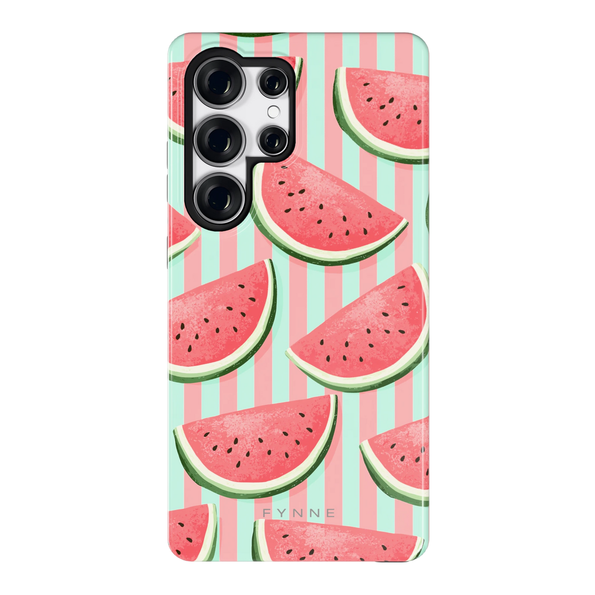 Watermeloenstrepen hoesje voor Galaxy S25 Ultra, achterkant