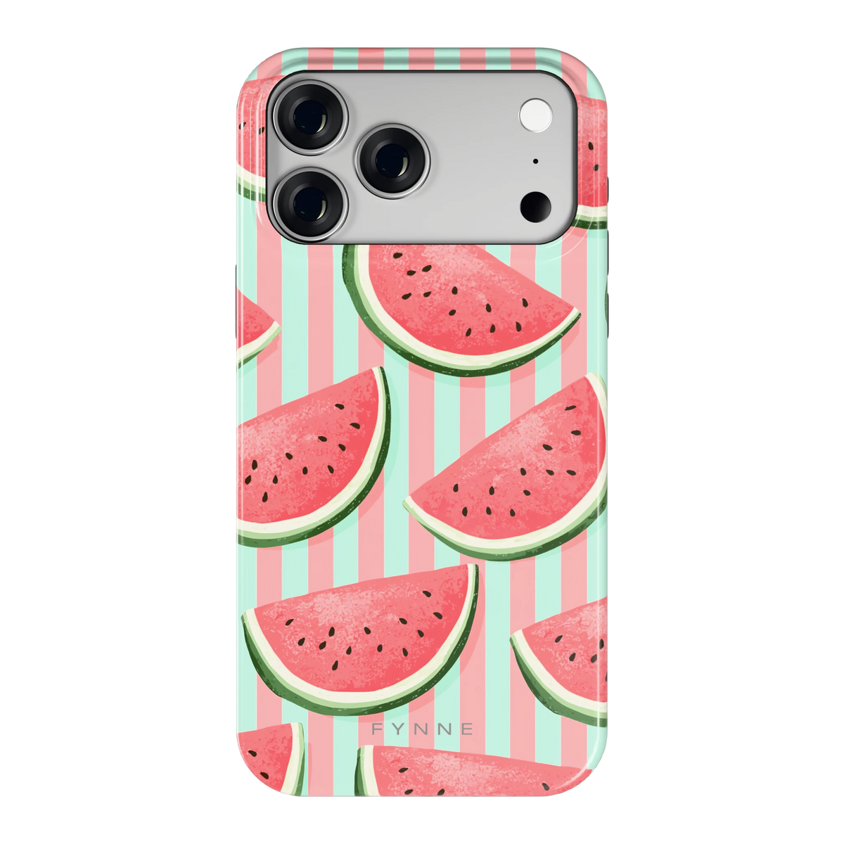 Watermeloenstrepen hoesje voor iPhone 18 Pro Max, achterkant