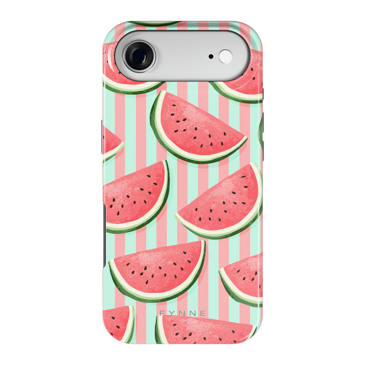 Watermeloenstrepen hoesje voor iPhone Air, achterkant