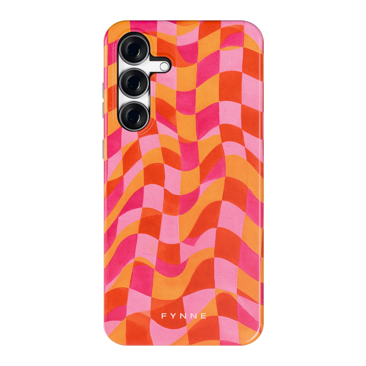 Golvende Blokken hoesje voor Galaxy S25 FE, achterkant