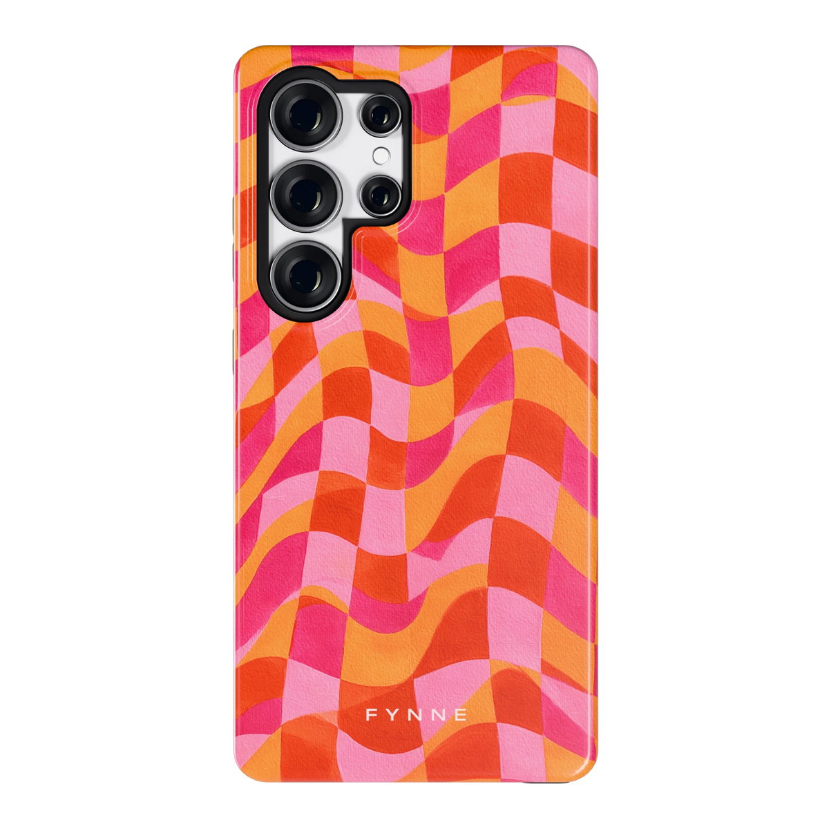 Golvende Blokken hoesje voor Galaxy S25 Ultra, achterkant