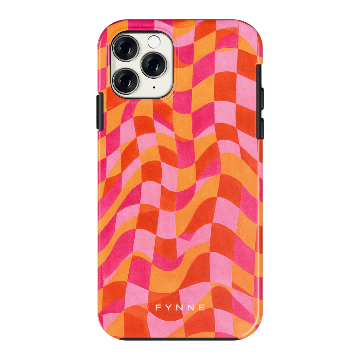 Golvende Blokken hoesje voor iPhone 11 Pro, achterkant