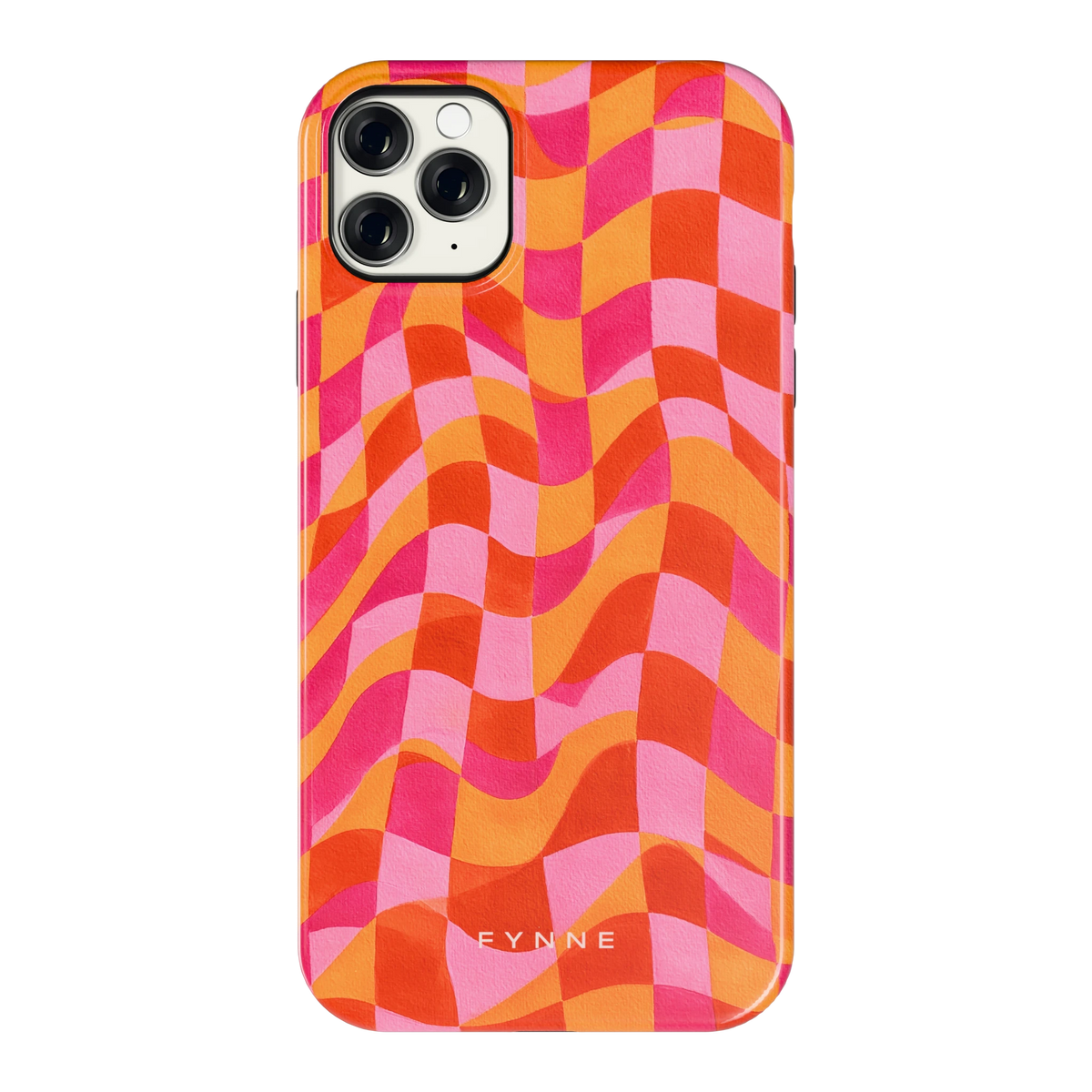 Golvende Blokken hoesje voor iPhone 11 Pro Max, achterkant