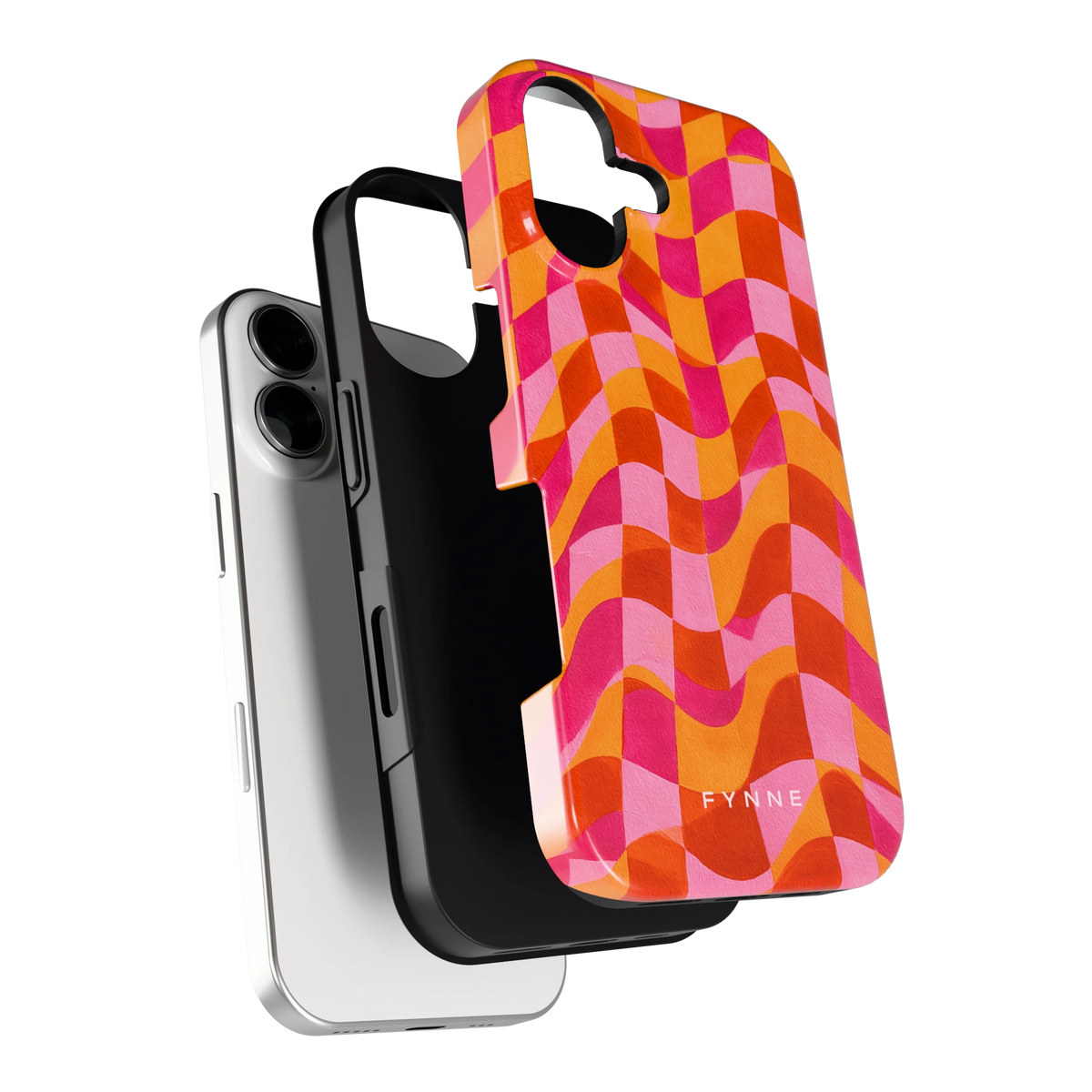 Golvende Blokken hoesje voor iPhone 17, los van de telefoon