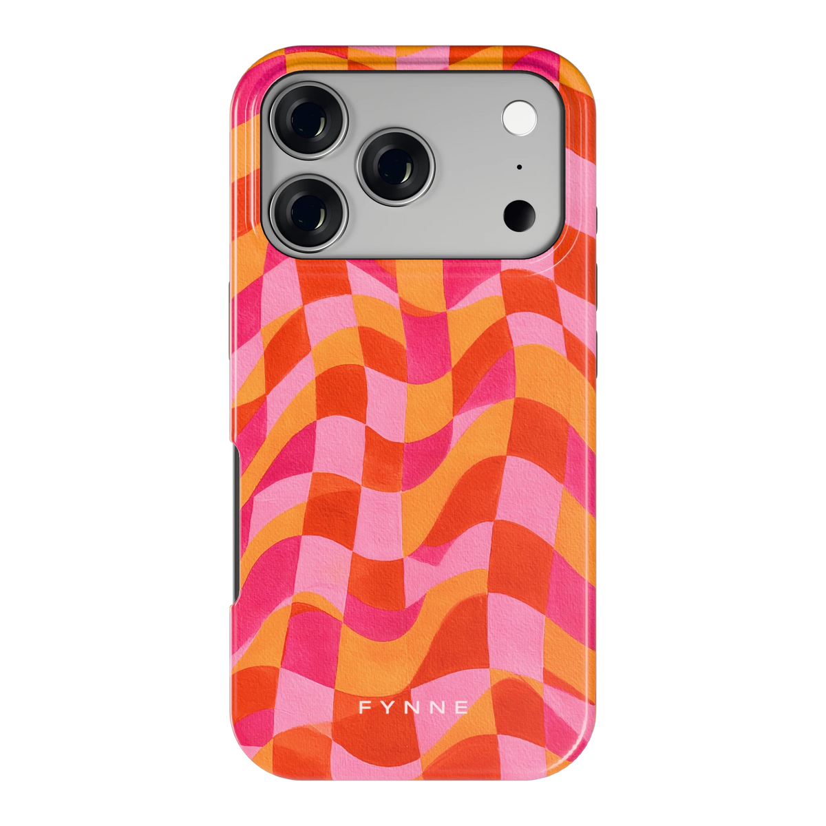 Golvende Blokken hoesje voor iPhone 17 Pro, achterkant
