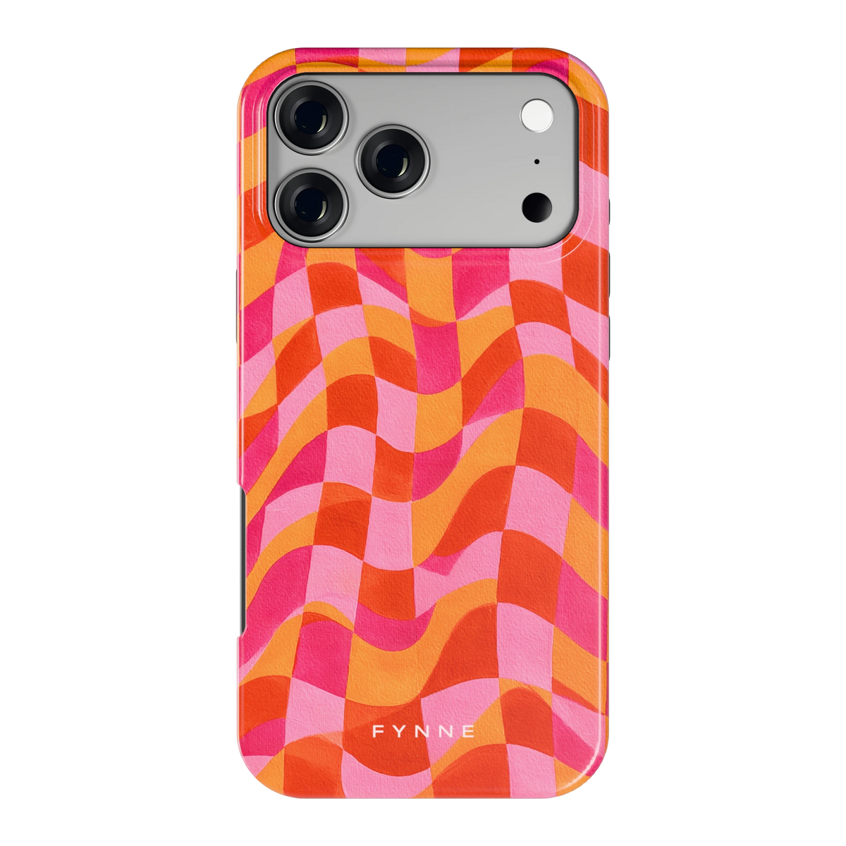 Golvende Blokken hoesje voor iPhone 17 Pro Max, achterkant