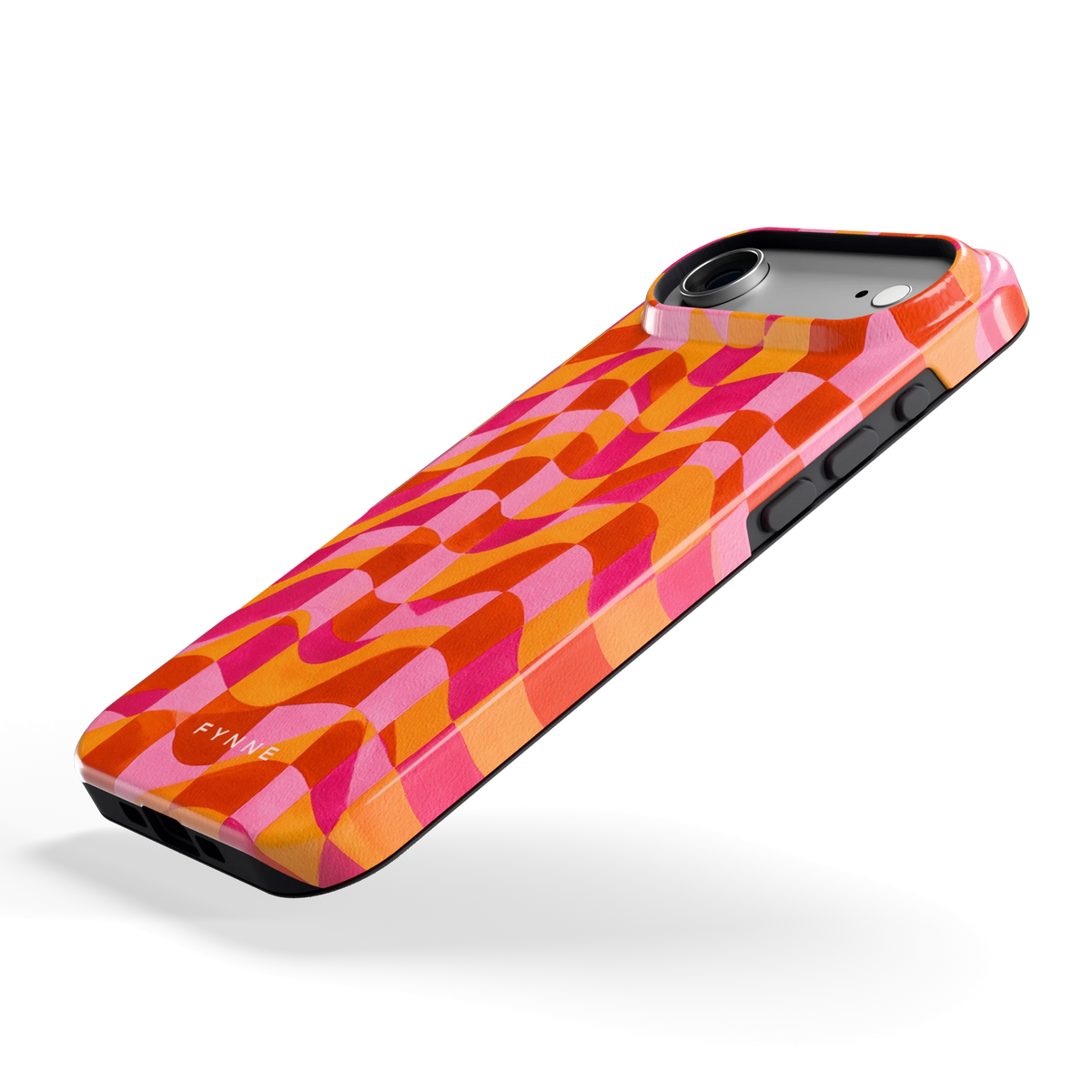 Golvende Blokken hoesje voor iPhone Air, schuin