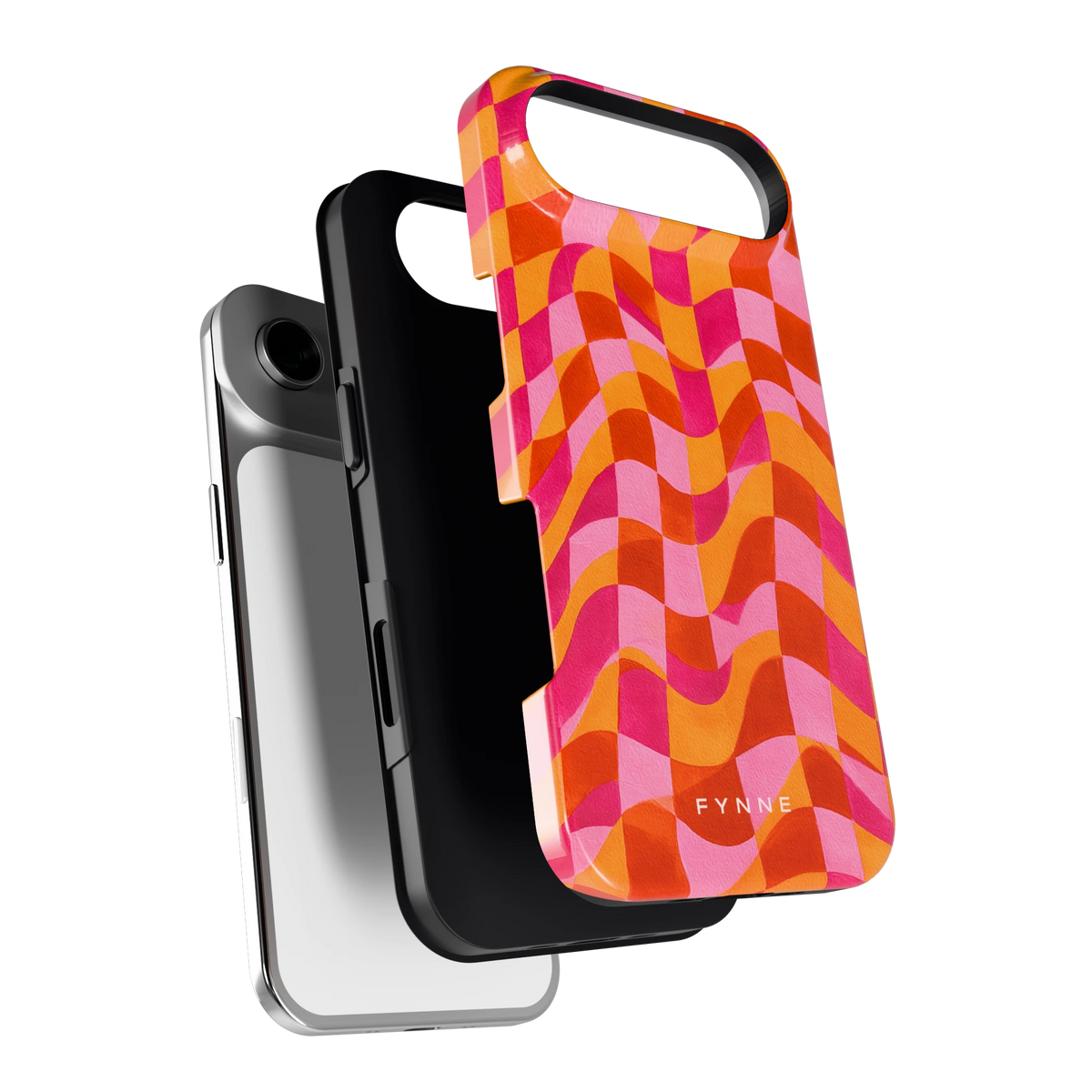 Golvende Blokken hoesje voor iPhone Air, los van de telefoon