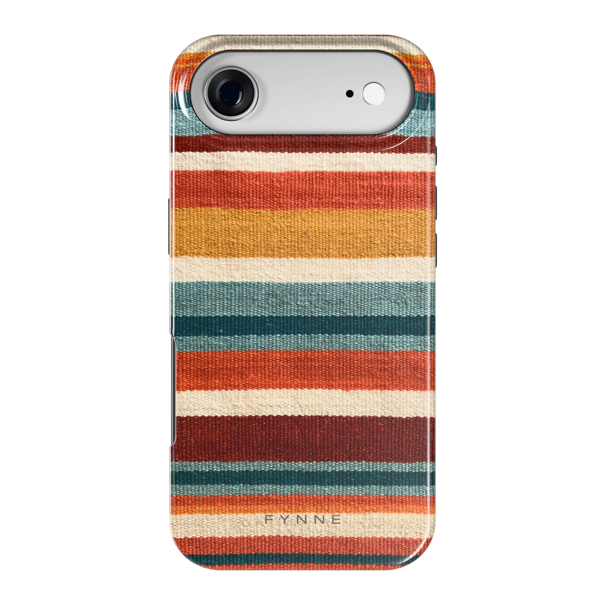 Strepen met weeflook hoesje voor iPhone Air, achterkant