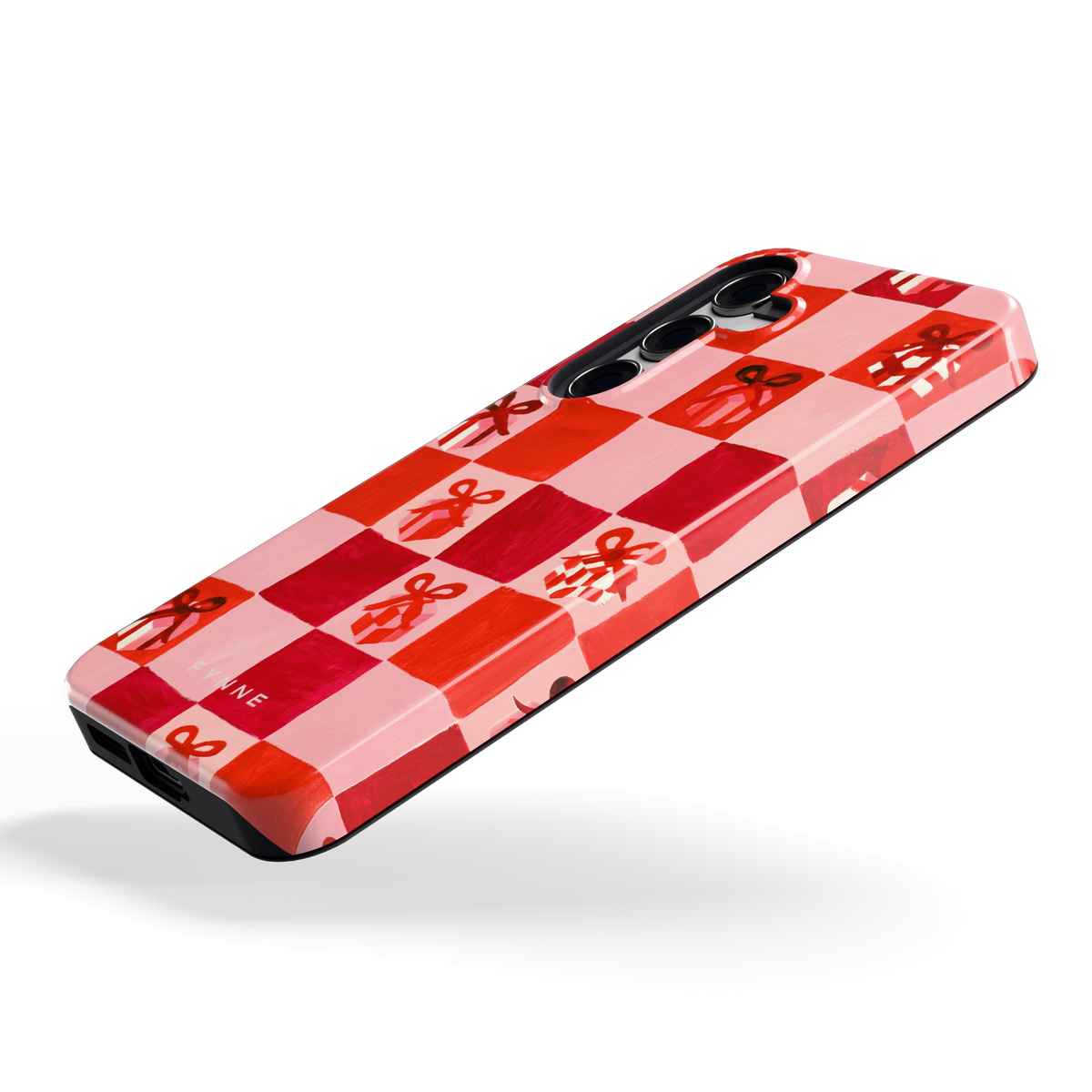 Cadeaudambord hoesje voor Galaxy S24, schuin