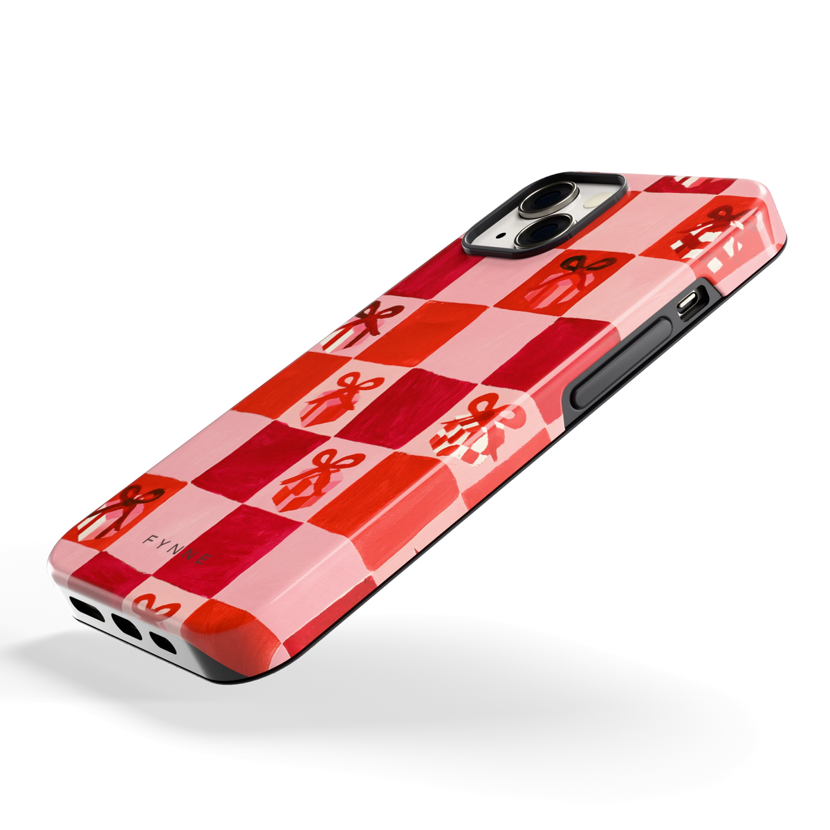 Cadeaudambord hoesje voor iPhone 13, schuin