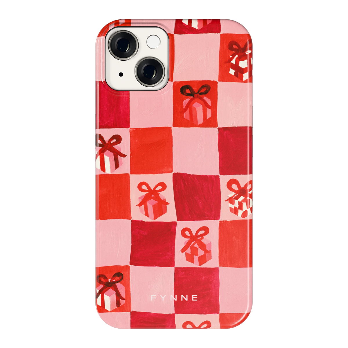 Cadeaudambord hoesje voor iPhone 14, achterkant