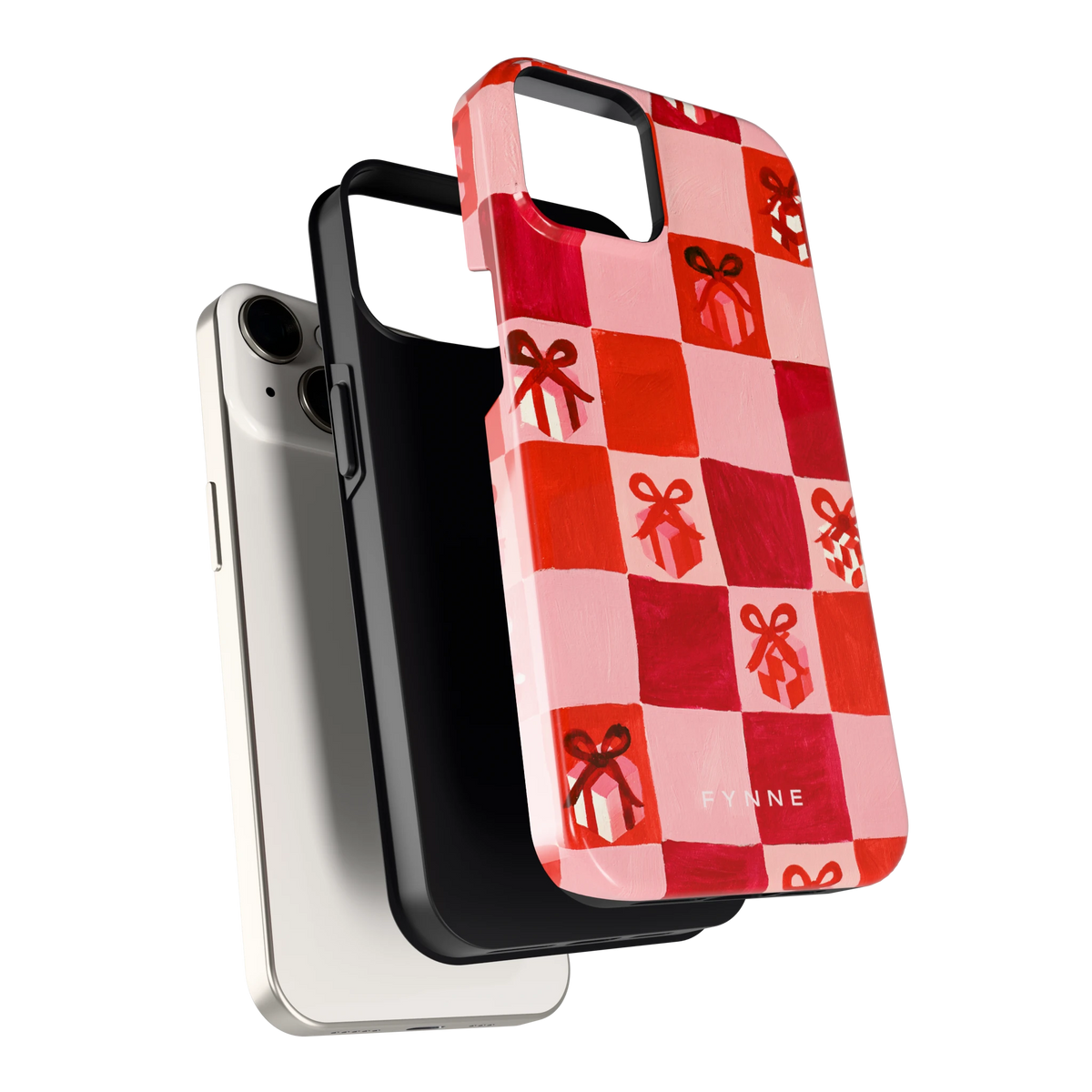 Cadeaudambord hoesje voor iPhone 14, los van de telefoon