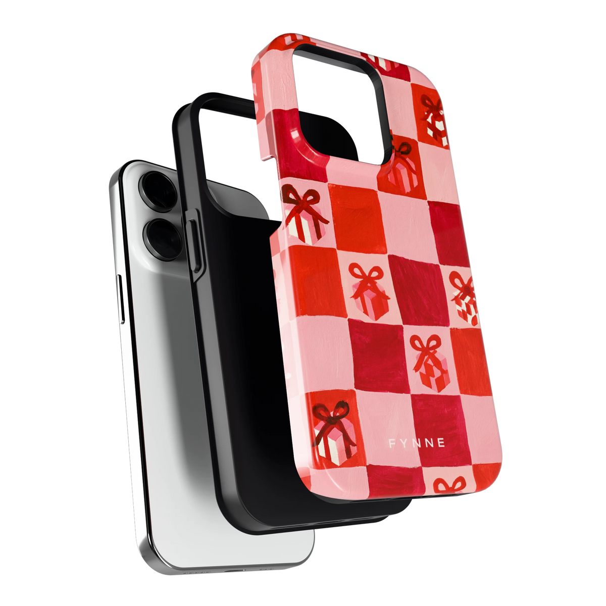 Cadeaudambord hoesje voor iPhone 14 Pro, los van de telefoon