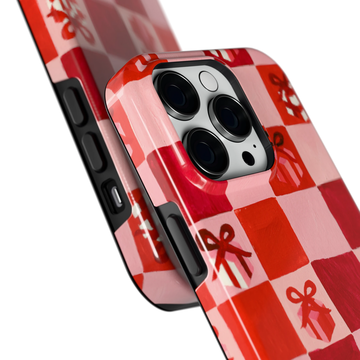 Cadeaudambord hoesje voor iPhone 14 Pro, close-up