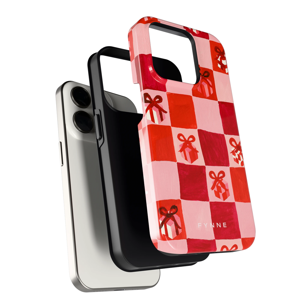 Cadeaudambord hoesje voor iPhone 15 Pro, los van de telefoon
