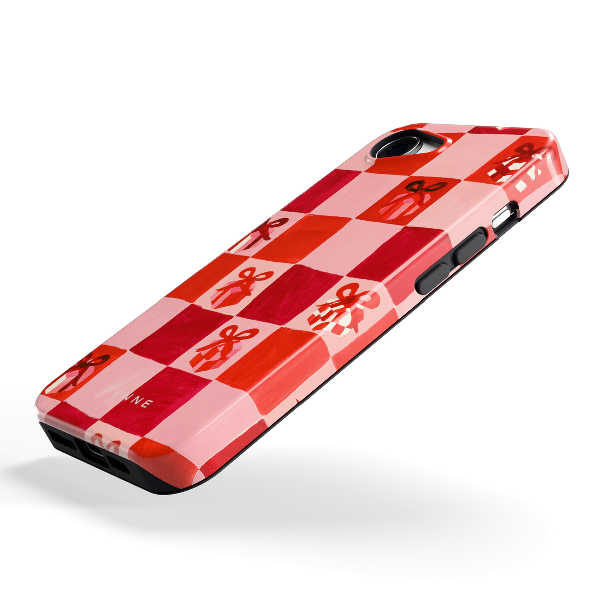 Cadeaudambord hoesje voor iPhone 16e, schuin