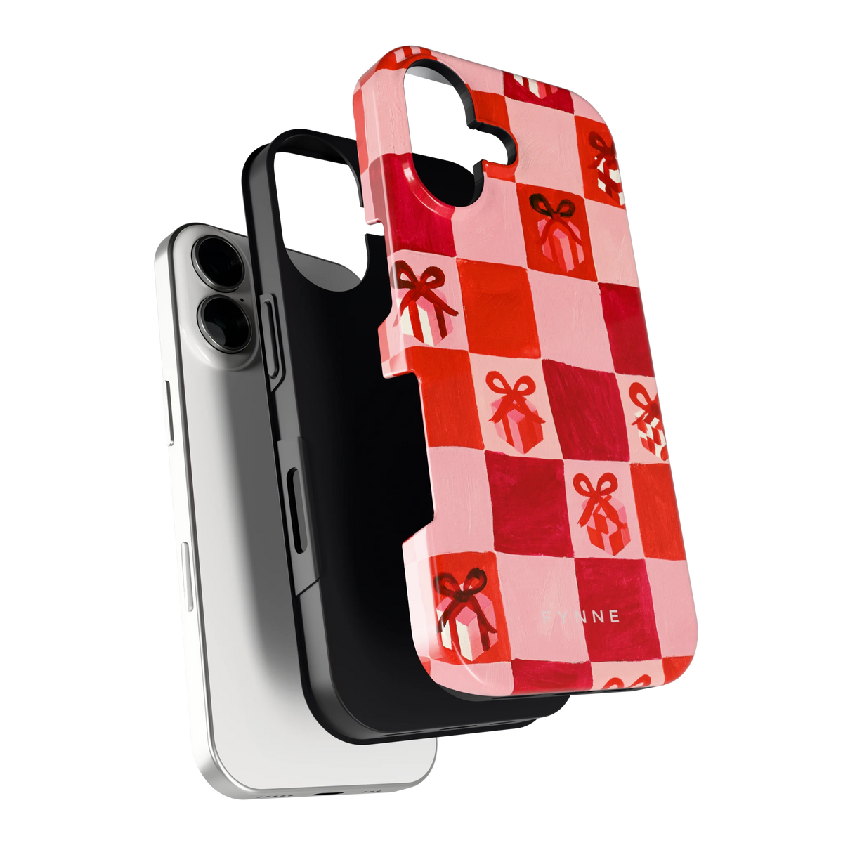 Cadeaudambord hoesje voor iPhone 17, los van de telefoon