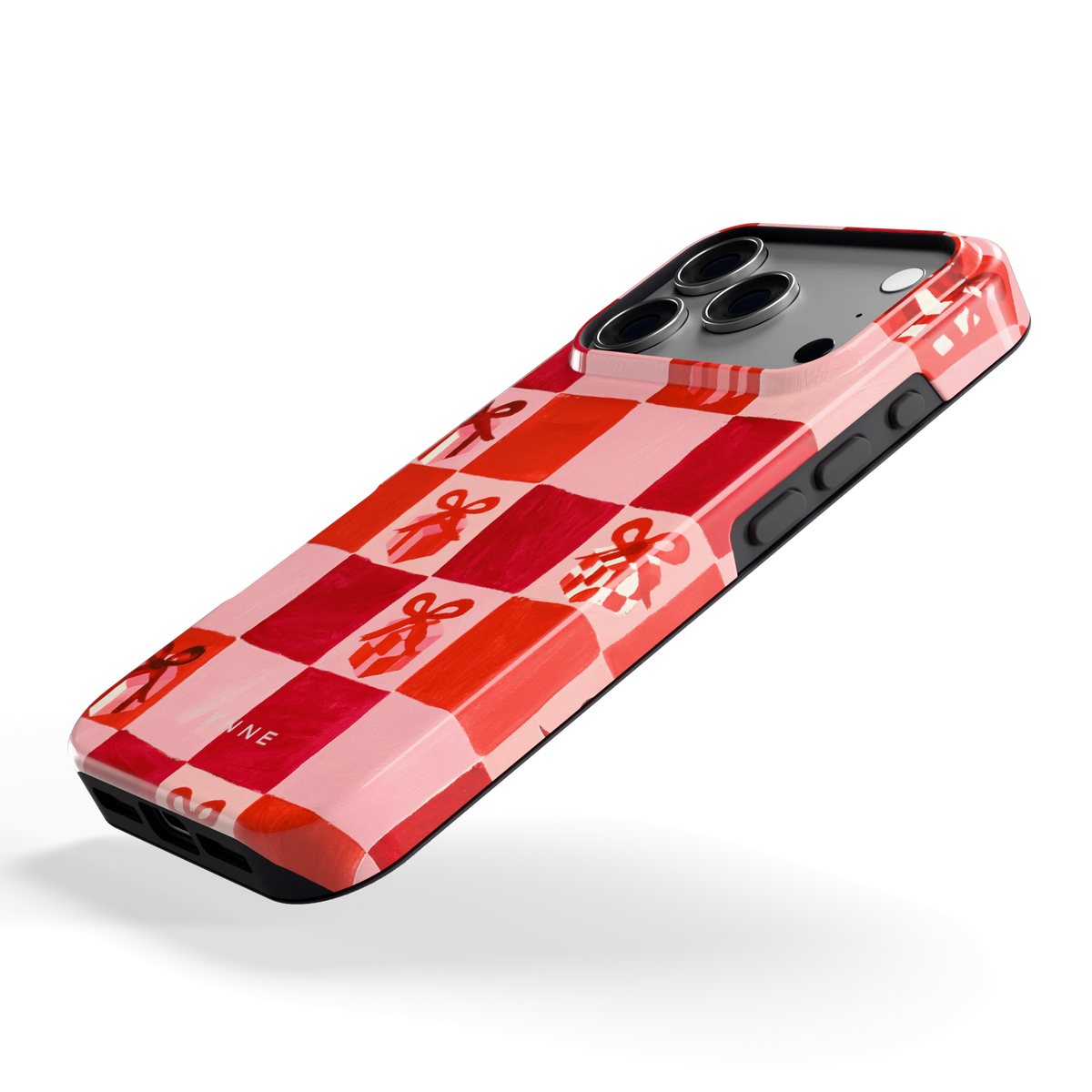 Cadeaudambord hoesje voor iPhone 17 Pro, schuin