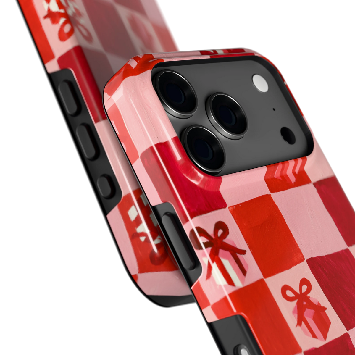 Cadeaudambord hoesje voor iPhone 17 Pro, close-up
