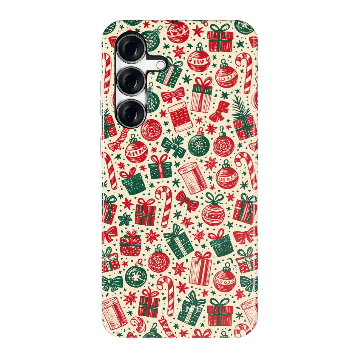 Kerstcadeaus hoesje voor Galaxy S25 FE, achterkant