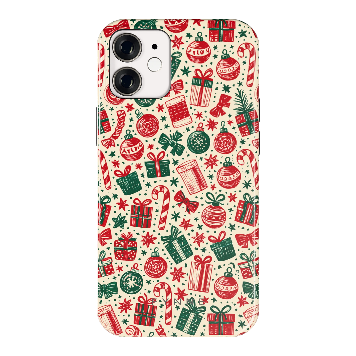 Kerstcadeaus hoesje voor iPhone 12 mini, achterkant