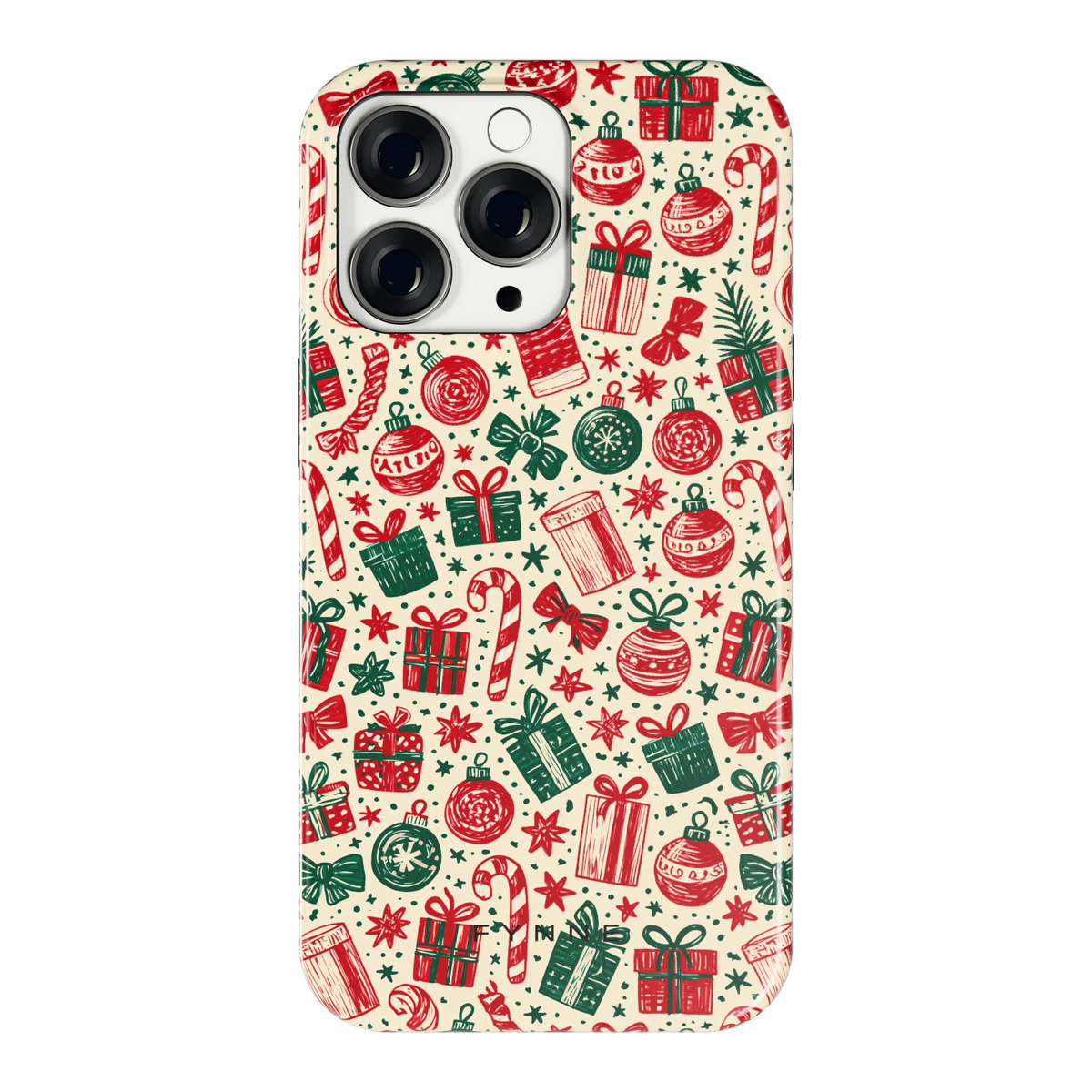 Kerstcadeaus hoesje voor iPhone 13 Pro, achterkant