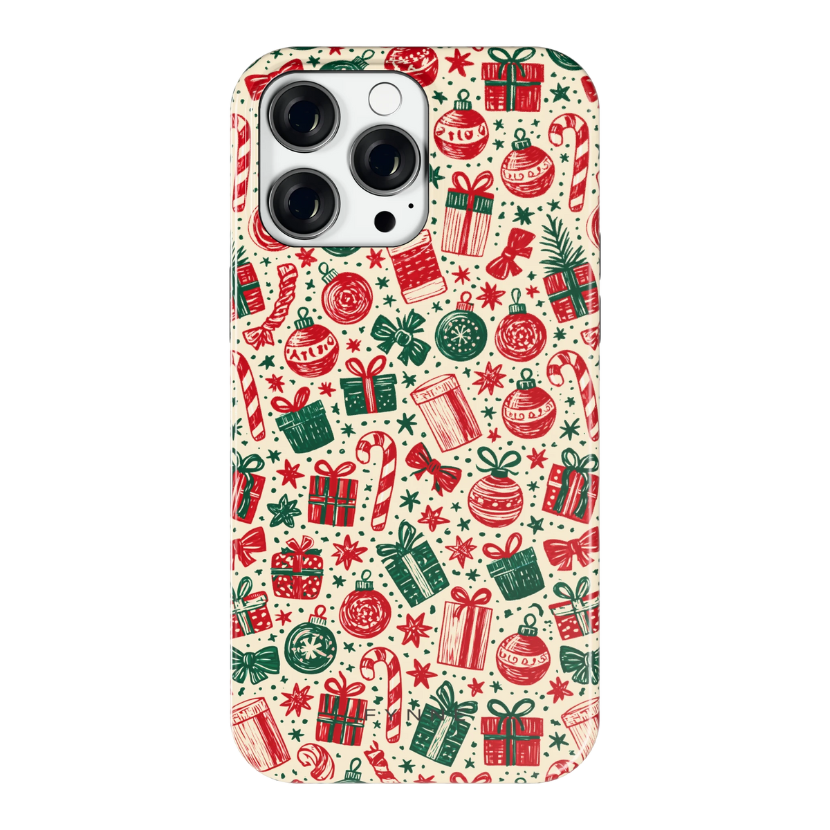 Kerstcadeaus hoesje voor iPhone 14 Pro Max, achterkant