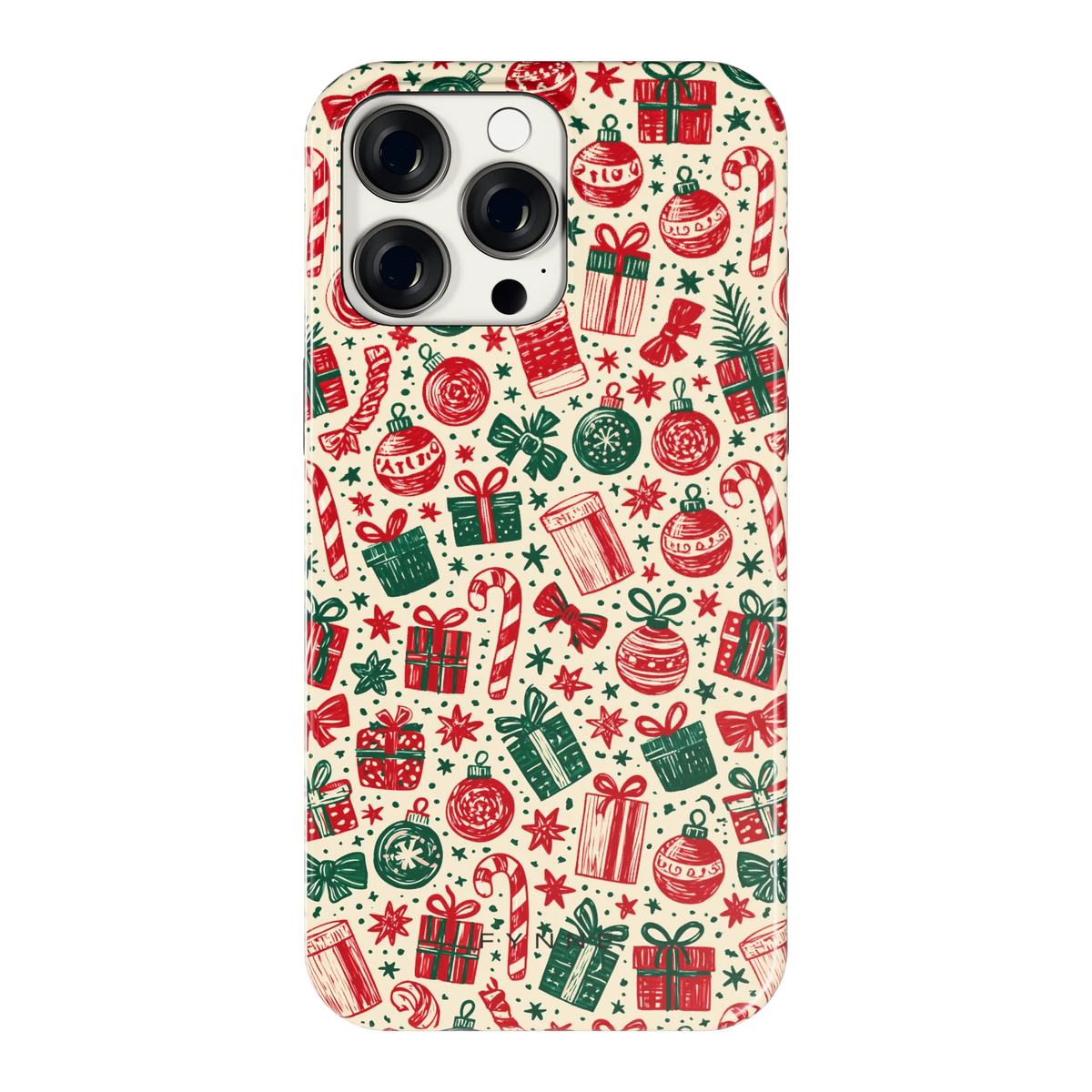Kerstcadeaus hoesje voor iPhone 15 Pro Max, achterkant