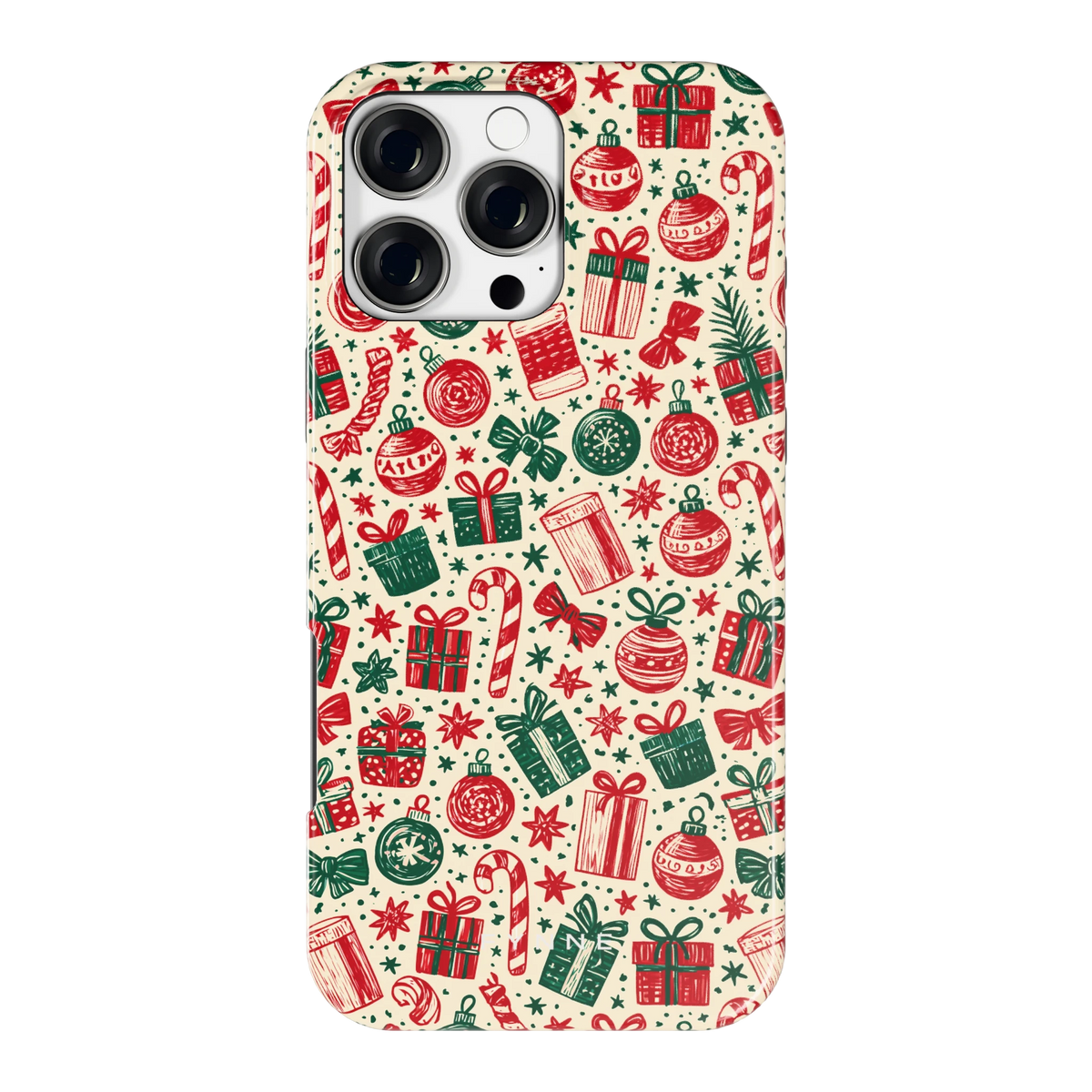 Kerstcadeaus hoesje voor iPhone 16 Pro Max, achterkant