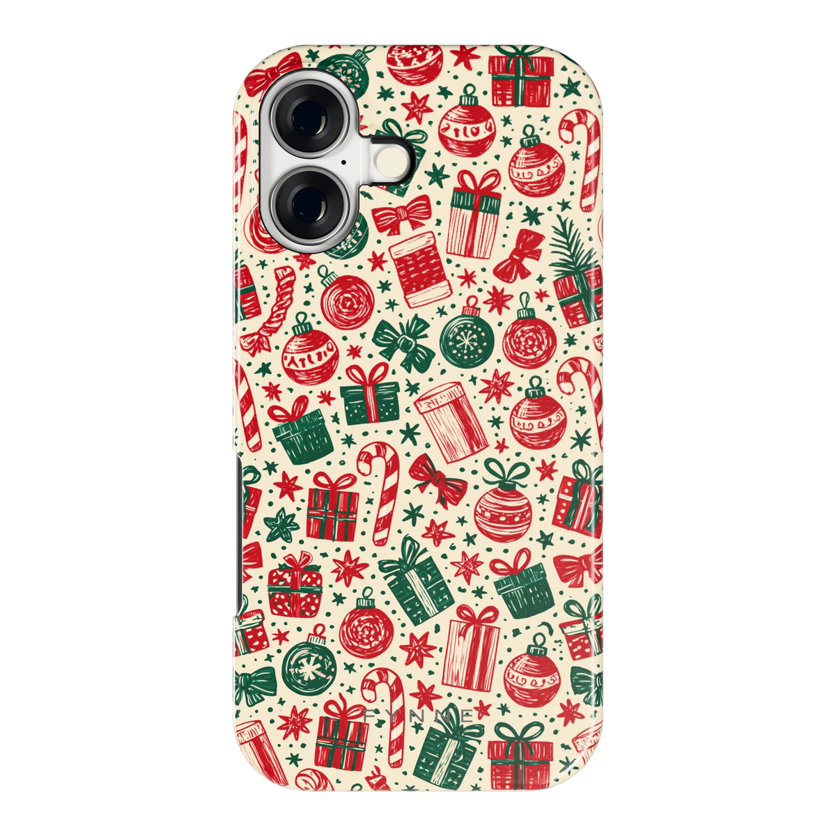 Kerstcadeaus hoesje voor iPhone 17, achterkant