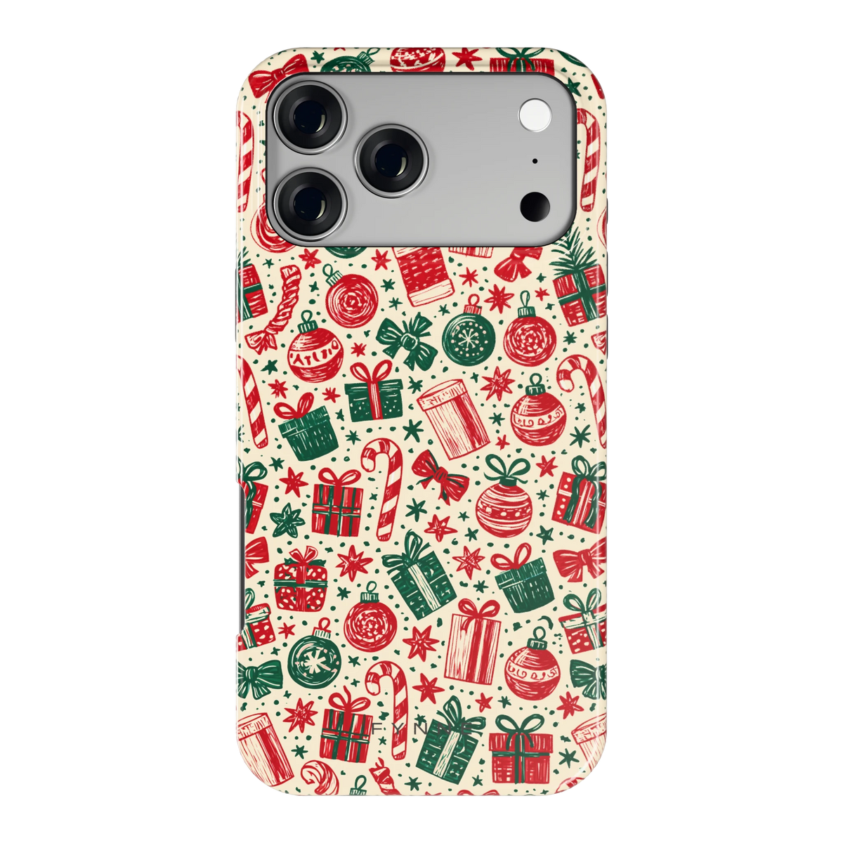 Kerstcadeaus hoesje voor iPhone 17 Pro Max, achterkant