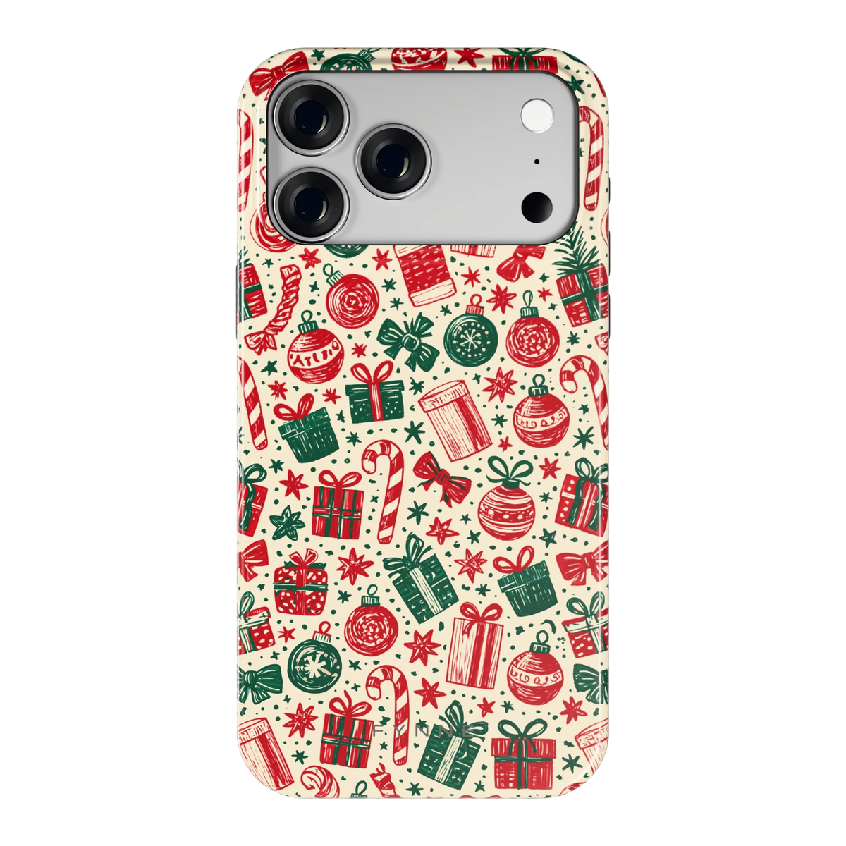 Kerstcadeaus hoesje voor iPhone 18 Pro Max, achterkant