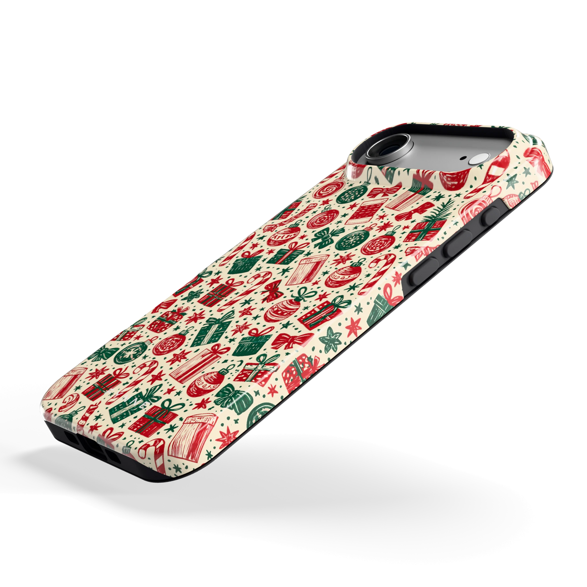 Kerstcadeaus hoesje voor iPhone Air, schuin